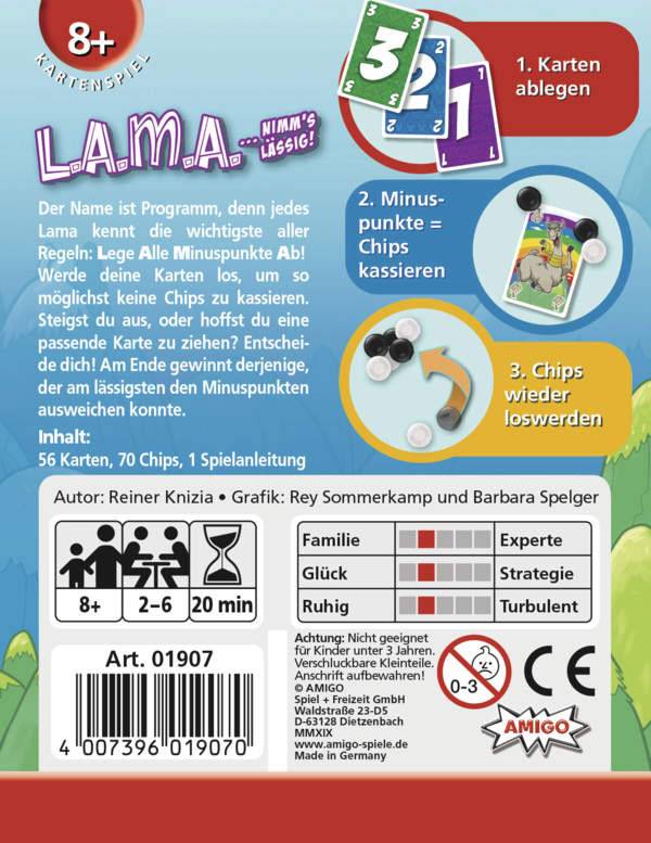 Amigo L.A.M.A. ...Nimm's lässig! 01907, 1x -04007396019070