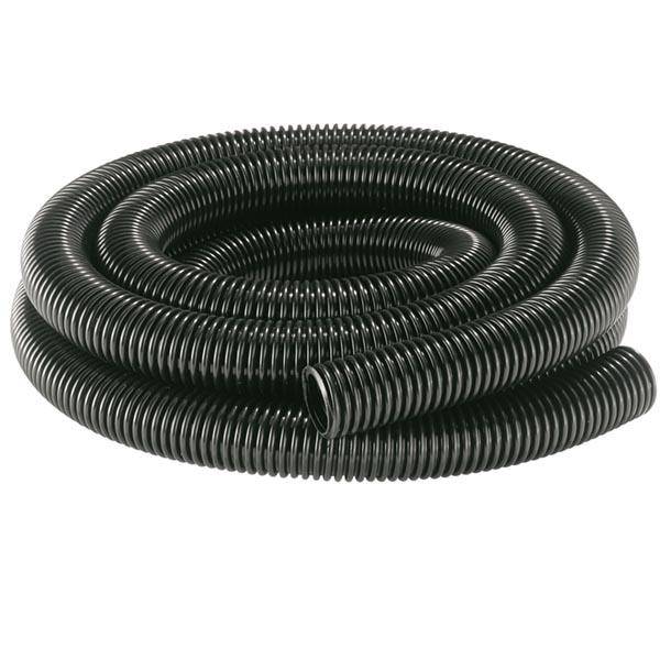 Ein aufgerollter, schwarzer Wellschlauch, der für den Schutz von Kabeln oder zur Führung von Leitungen verwendet wird.