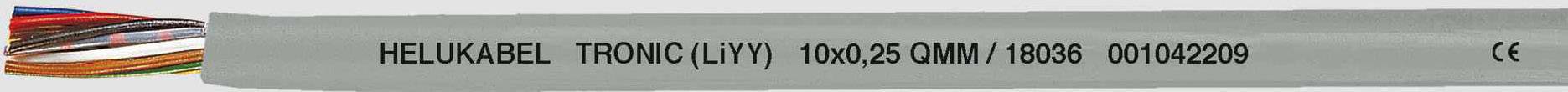 Helukabel 18002 Datenleitung LiYY 3 x 0.14 mm² Grau 100 m