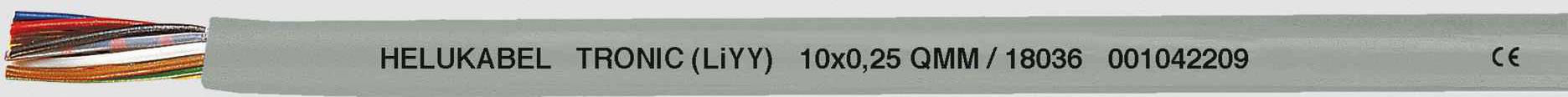 Helukabel 18034 Datenkabel LiYY 7 x 0.25 mm² Grau 100 m