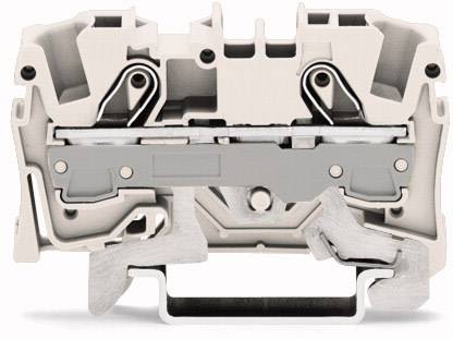 WAGO 2006-1208 Doppelstock-Schirmleiterklemme 7.50mm Push-In-Klemme Weiß 50St.
