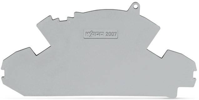 Metallplatte mit der Aufschrift 'WAPN 2007', geformt wie ein stilisierter Panzer. Oben rechts befindet sich ein kleines Loch.