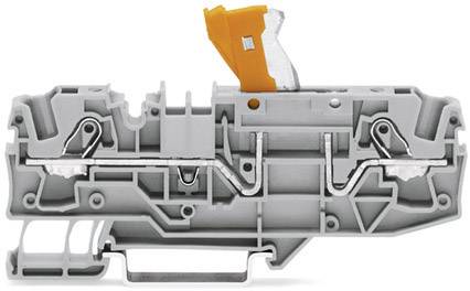 WAGO 2006-1675 Doppelstock-Trennklemme Push-In-Klemme Grau 25St.