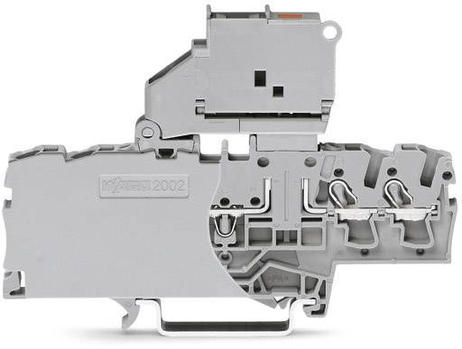 WAGO 2002-1811/1000-867 Vierleiter-Sicherungsklemme 6.20mm Push-In-Klemme Grau 50St.