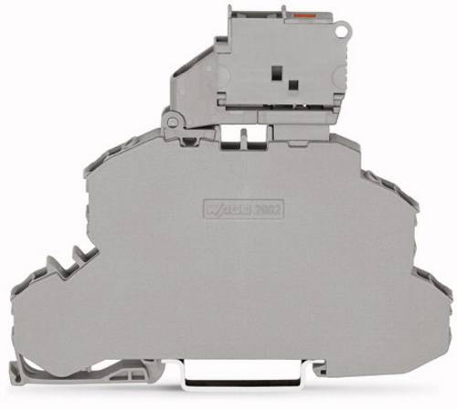 WAGO 2002-2611/1000-867 Doppelstock-Sicherungsklemme 6.20mm Push-In-Klemme Grau 25St.