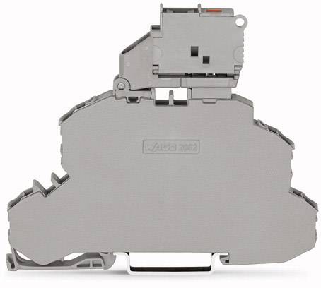 WAGO 2002-2611/1000-867 Doppelstock-Sicherungsklemme 6.20mm Push-In-Klemme Grau 25St.