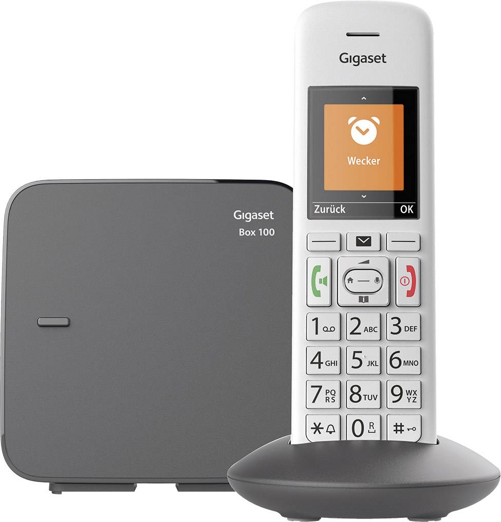 anthrazit-grau Gigaset Family Mobilteil Schnurloses Telefon zur Erweiterung von Routern und Basisstationen