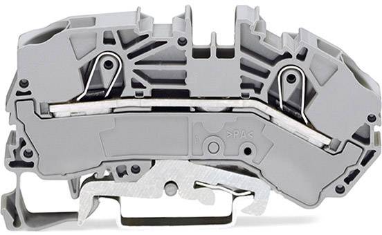 WAGO 2016-7611 Ersatzeinspeiseklemme 12mm Push-In-Klemme Grau 20St.