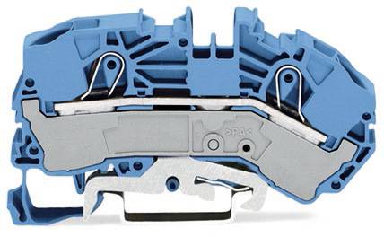WAGO 2016-7614 Ersatzeinspeiseklemme 12 mm Push-In-Klemme Blau 20 St.