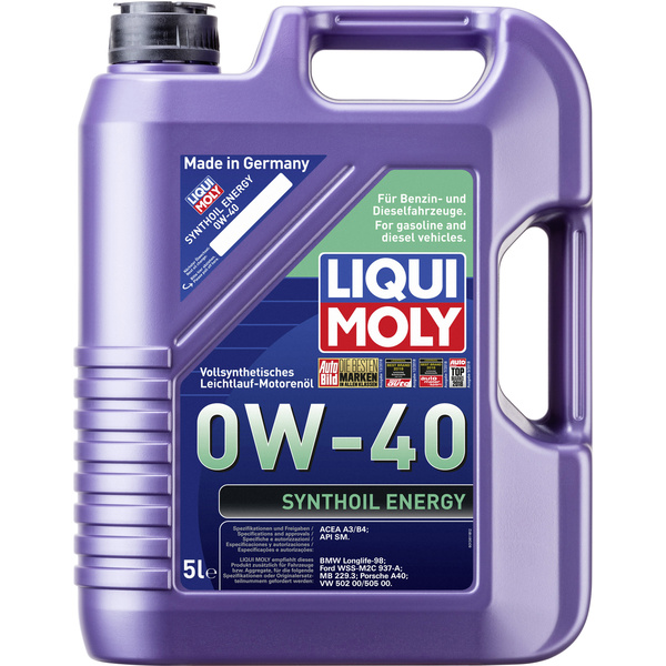 Liqui Moly Synthoil Energy 0W-40 1361 Leichtlaufmotoröl 5 l