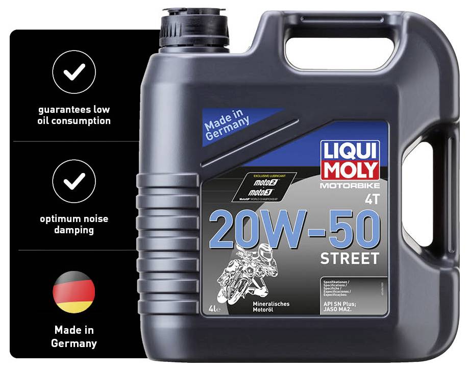 Liqui Moly Motorbike 4T 20W-50 Street 1696 4-Takt-Motoröl 4l