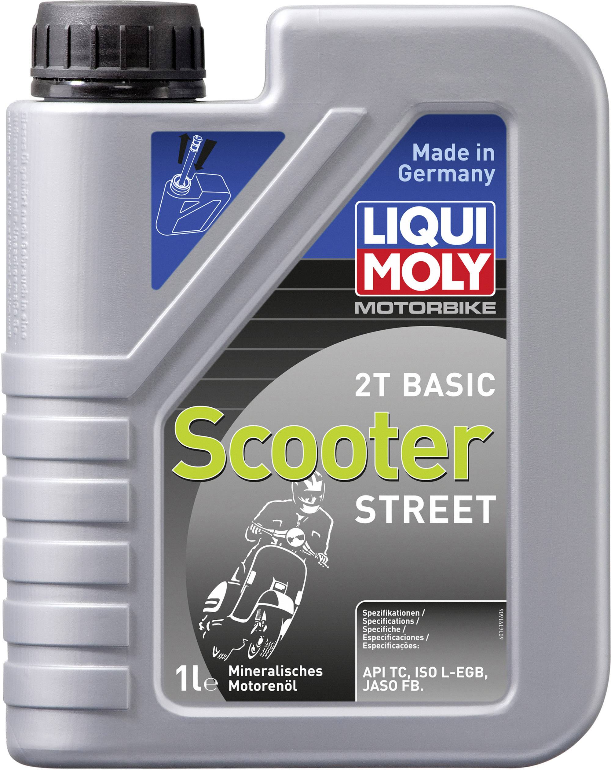 Liqui Moly Motorbike 2T Basic Scooter Street 1619 2-Takt-Motoröl 1l
