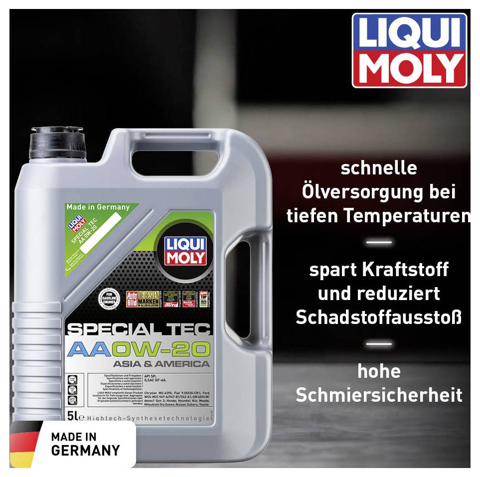 Liqui Moly Special Tec AA 0W-20 9734 Leichtlaufmotoröl 5l