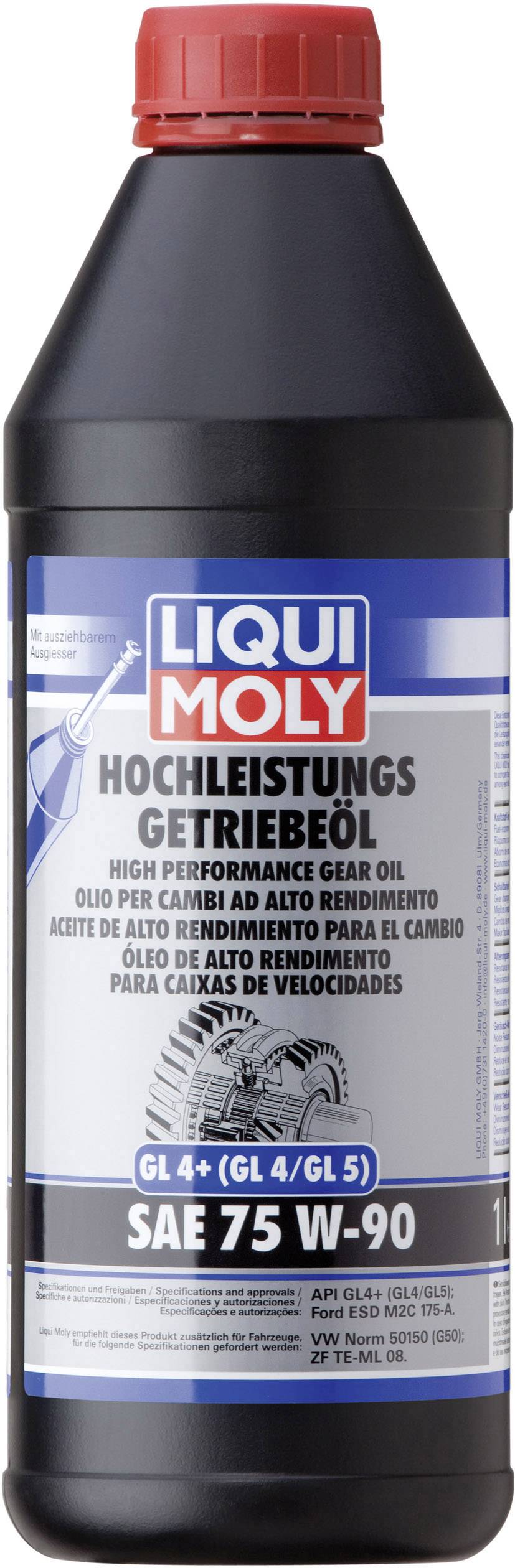 Liqui Moly (GL4+) SAE 75W-90 4434 Getriebeöl 1 l