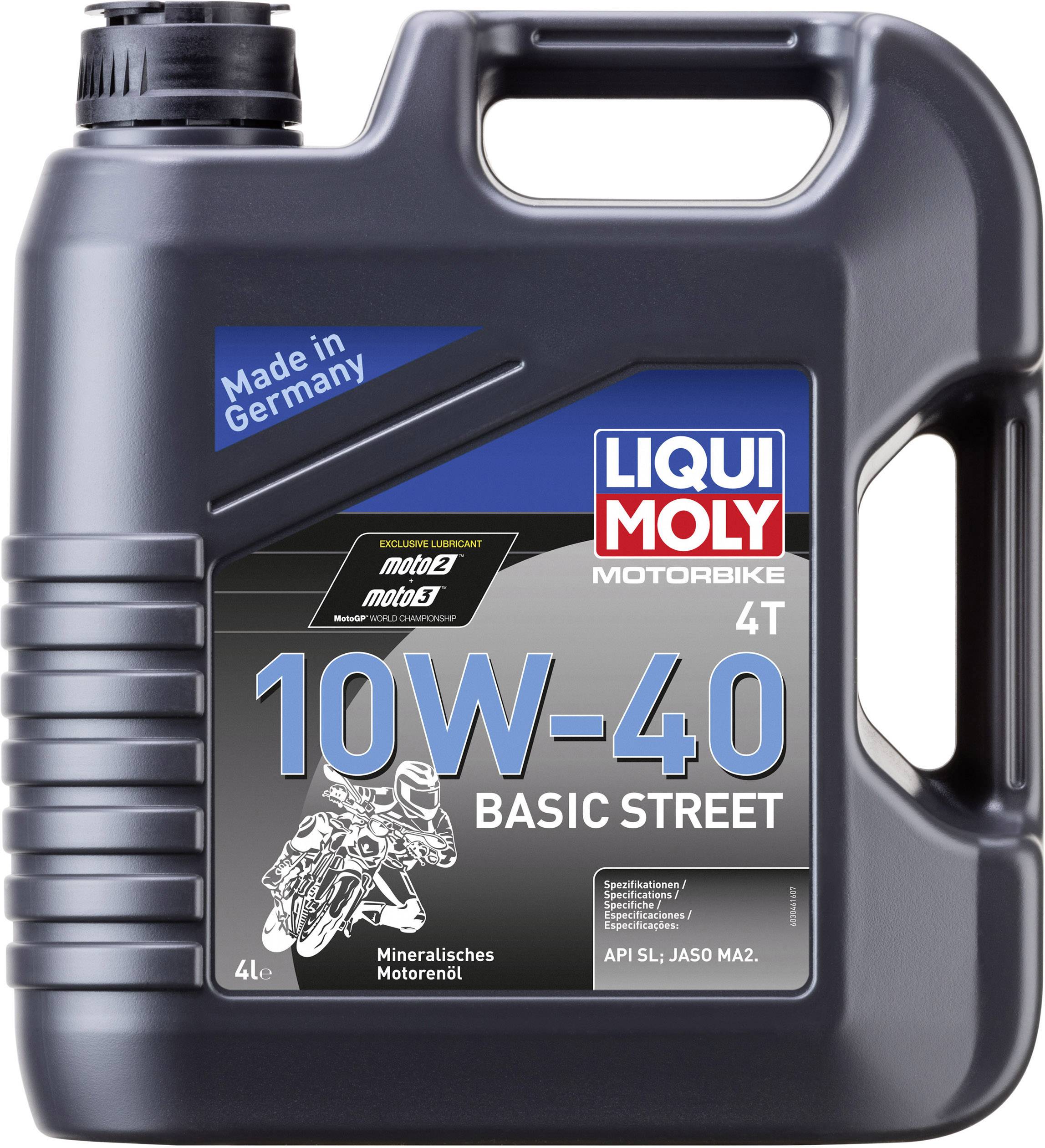 Liqui Moly Motorbike 4T 10W-40 Basic Street 3046 Motoröl 4 l
