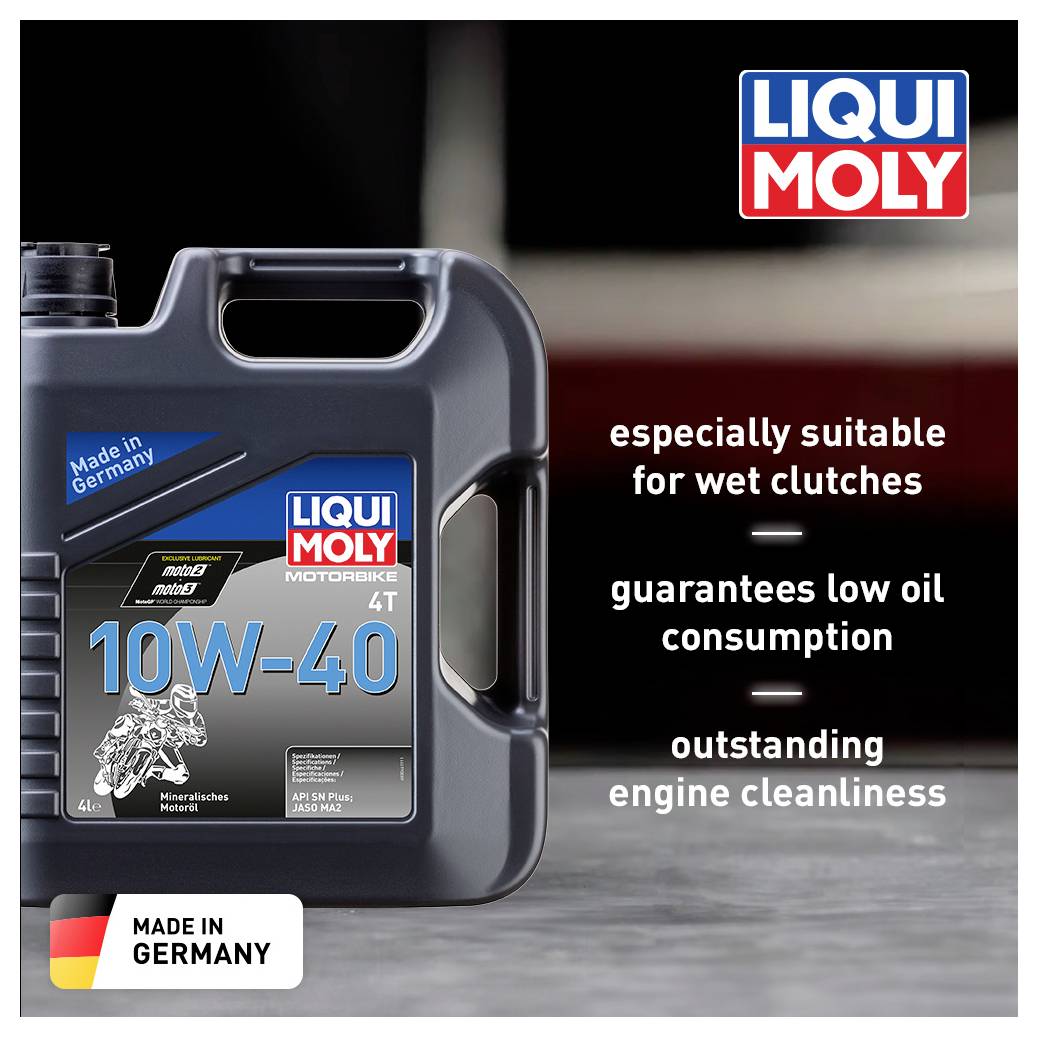 Liqui Moly Motorbike 4T 10W-40 Basic Street 3046 4-Takt-Motoröl 4l