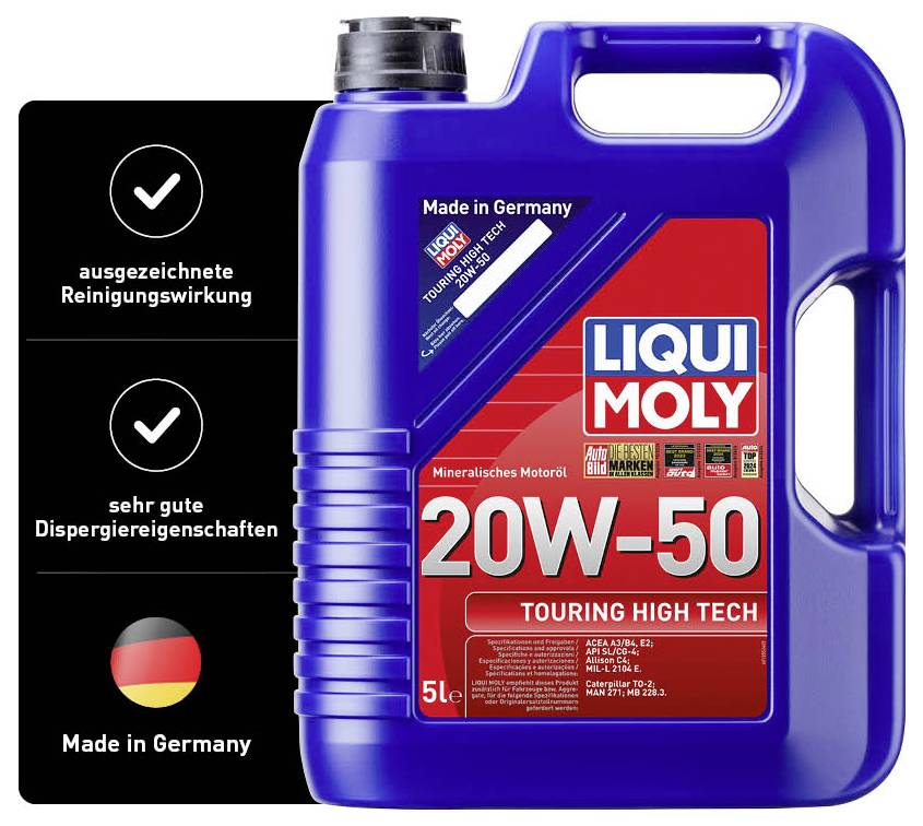 Liqui Moly Touring High Tech 20W-50 1255 Motoröl 5l