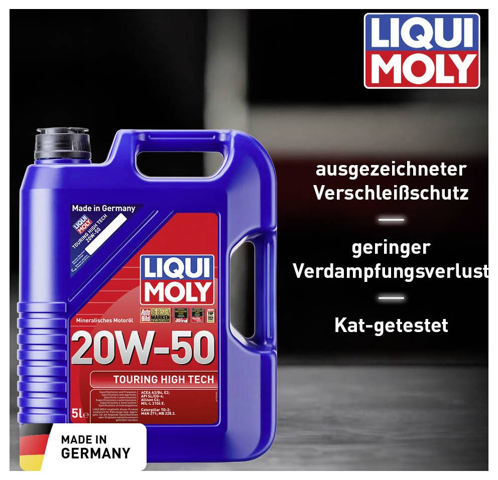 Liqui Moly Touring High Tech 20W-50 1255 Motoröl 5l