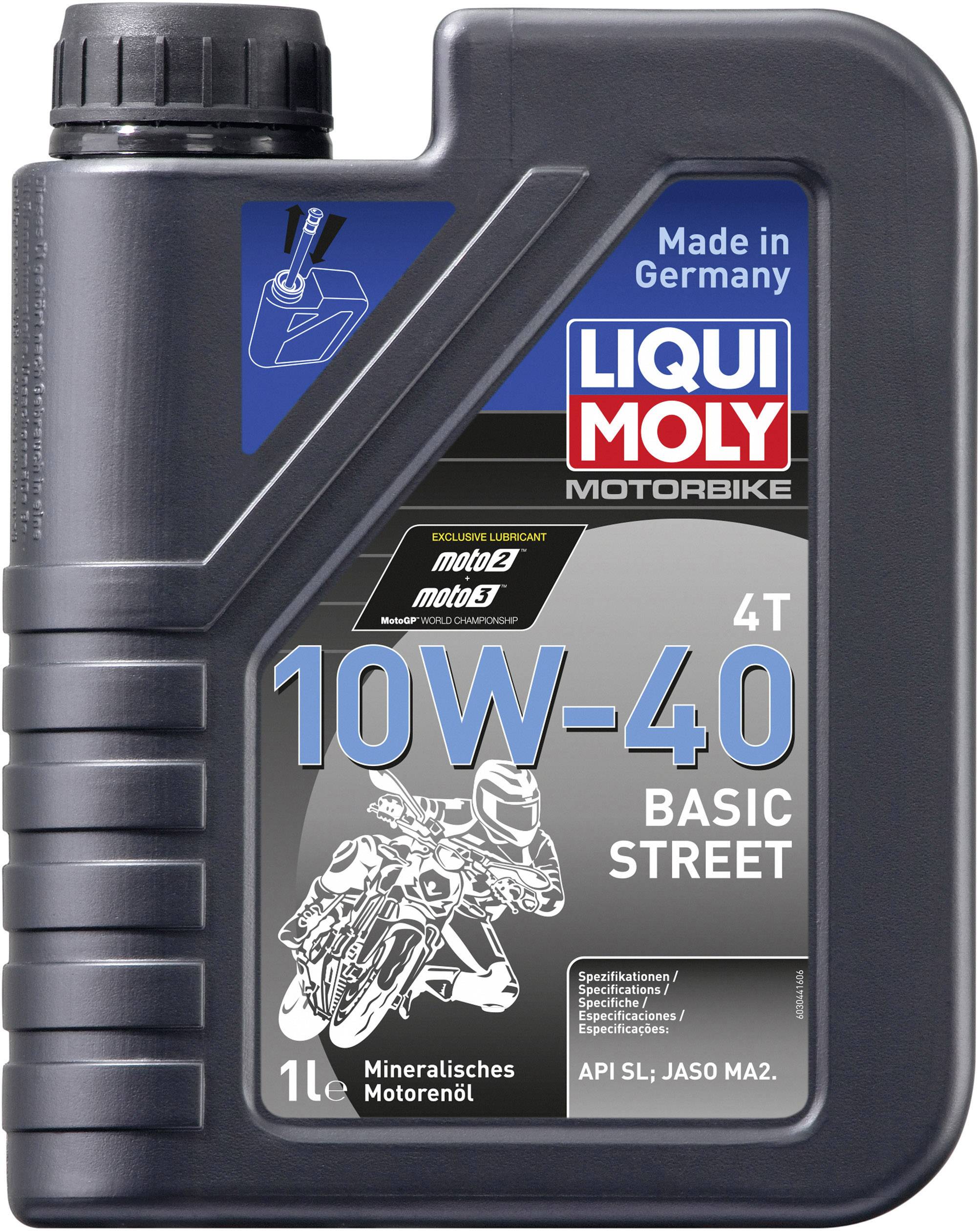 Liqui Moly Motorbike 4T 10W-40 Basic Street 3044 Motoröl 1l