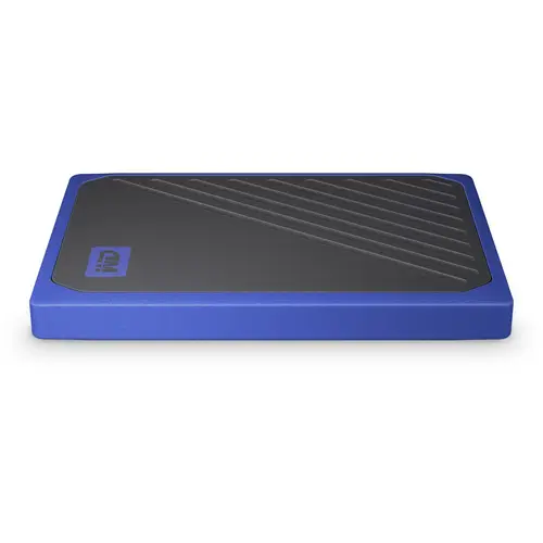 WD My Passport™ Go 500GB Externe SSD USB 3.2 Gen 1 (USB 3.0) Schwarz, Blau WDBMCG5000ABT-WESN WD My Passport™ Go 500GB Externe SSD USB 3.2 Gen 1 (USB 3.0) Schwarz, Blau WDBMCG5000ABT-WESN