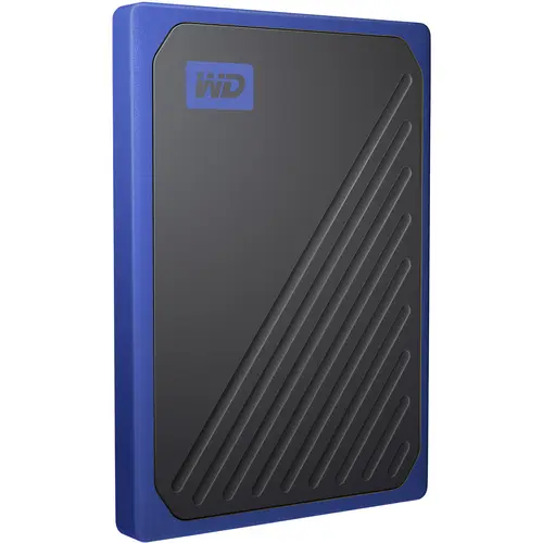 WD My Passport™ Go 500GB Externe SSD USB 3.2 Gen 1 (USB 3.0) Schwarz, Blau WDBMCG5000ABT-WESN WD My Passport™ Go 500GB Externe SSD USB 3.2 Gen 1 (USB 3.0) Schwarz, Blau WDBMCG5000ABT-WESN