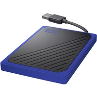 WD My Passport™ Go 500GB Externe SSD USB 3.2 Gen 1 (USB 3.0) Schwarz, Blau WDBMCG5000ABT-WESN WD My Passport™ Go 500GB Externe SSD USB 3.2 Gen 1 (USB 3.0) Schwarz, Blau WDBMCG5000ABT-WESN