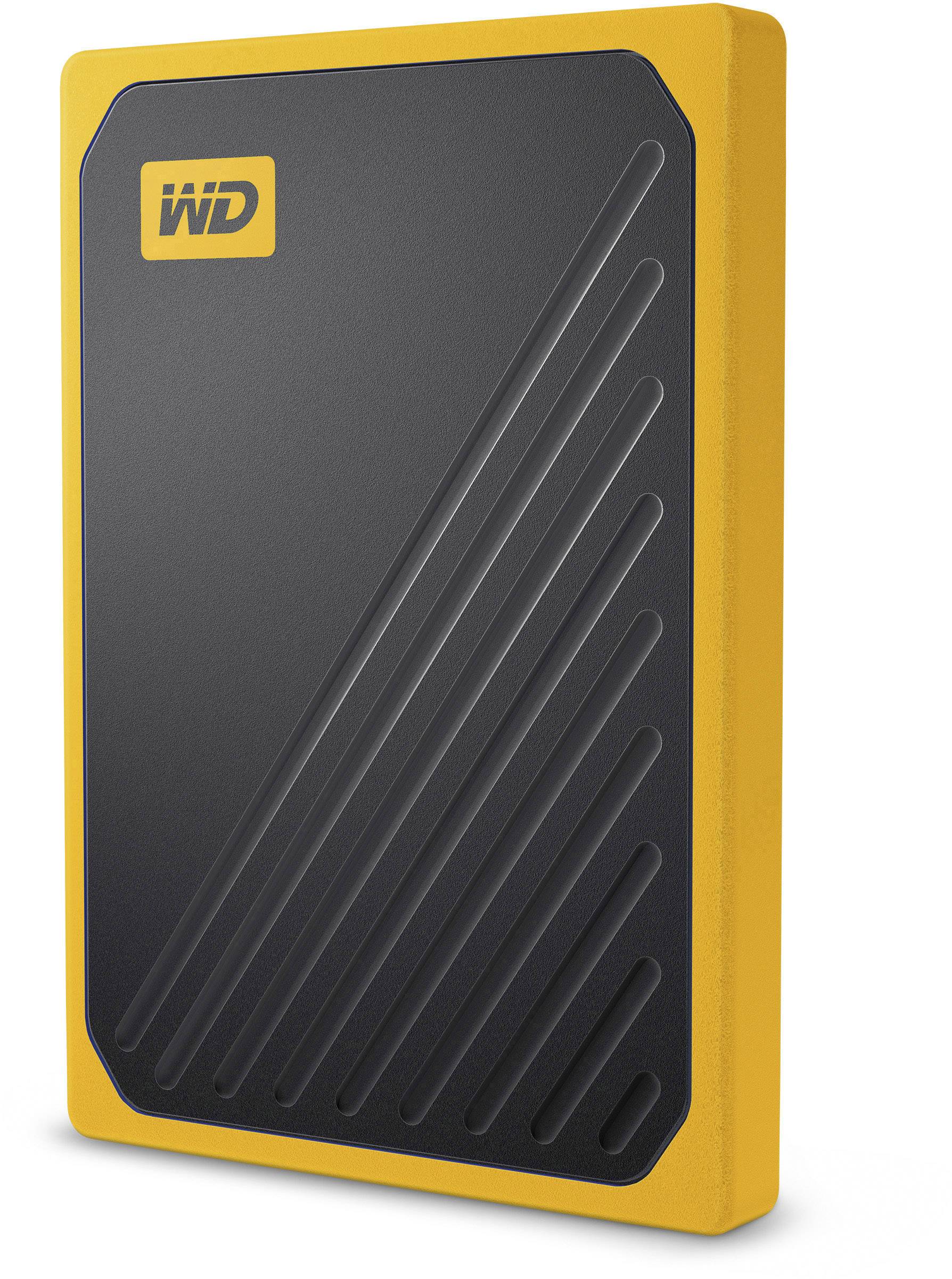 WD My Passport™ Go 500GB Externe SSD USB 3.2 Gen 1 (USB 3.0) Schwarz, Gelb WDBMCG5000AYT-WESN
