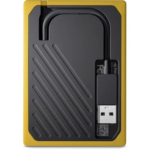 WD My Passport™ Go 2TB Externe SSD USB 3.2 Gen 1 (USB 3.0) Schwarz, Gelb WDBMCG0020BYT-WESN WD My Passport™ Go 2TB Externe SSD USB 3.2 Gen 1 (USB 3.0) Schwarz, Gelb WDBMCG0020BYT-WESN