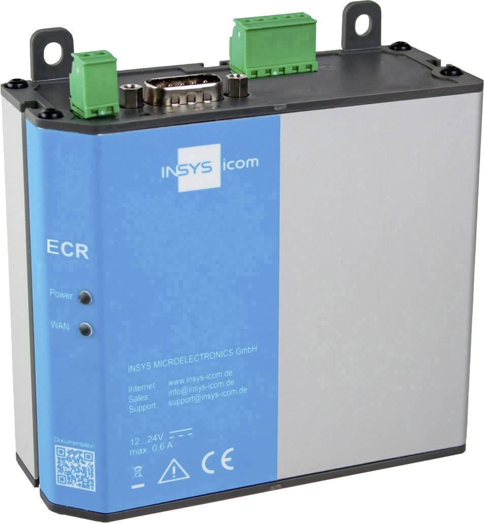 Insys ECR-EW300 LAN-Router RS 232, RJ 45, D-Sub 9, RS 485, Ethernet 12 V/DC, 24 V/DC