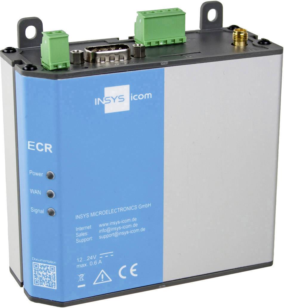 Insys ECR-LW300 LTE-Router RS 232, RJ 45, D-Sub 9, RS 485, Ethernet 12 V/DC, 24 V/DC