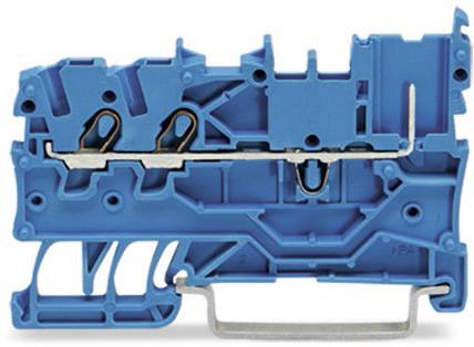 WAGO 2020-1304 Mini-Doppelstock-Basisklemme 3.50mm Push-In-Klemme Blau 50St.