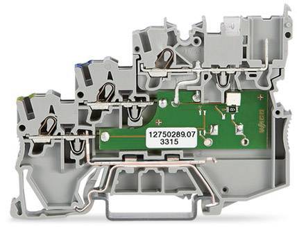 WAGO 2020-5317/1102-950 Dreistock-Aktorenklemme 7mm Push-In-Klemme Grau 50St.