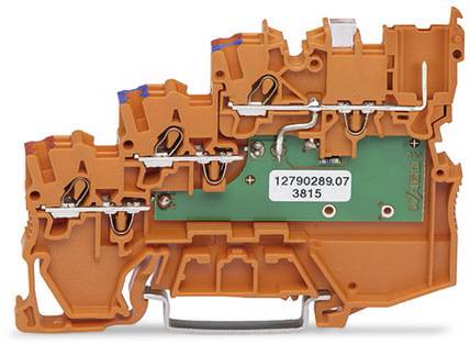WAGO 2020-5372/1102-953 Dreistock-Initiatorklemme 7mm Push-In-Klemme Orange 15St.