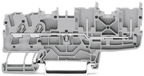 WAGO 2022-1402 Mini-Doppelstock-Basisklemme 5.20mm Push-In-Klemme Orange 50St.