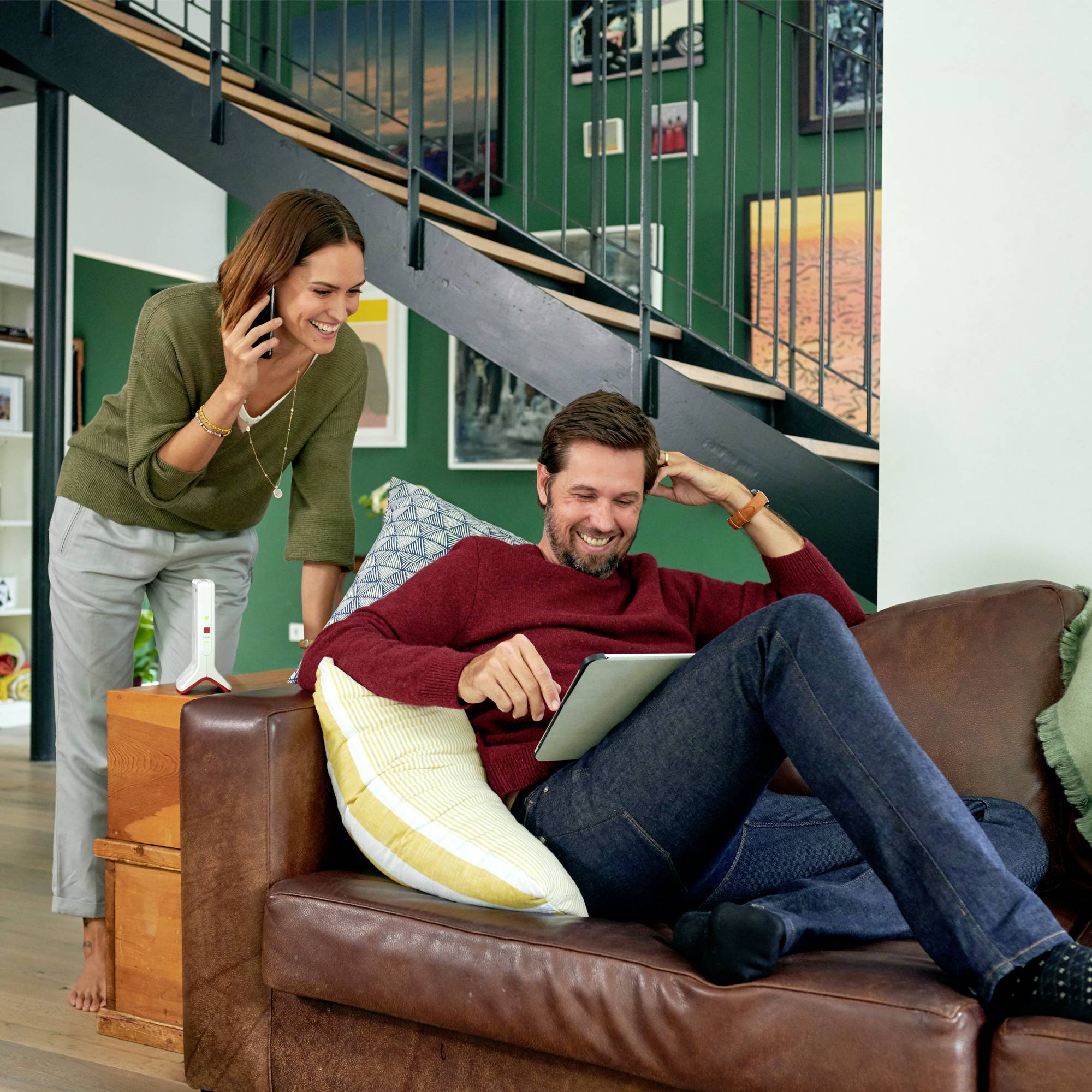 AVM FRITZ!Repeater 3000 WLAN Repeater 3000MBit/s 2.4GHz, 5GHz, 5GHz Mesh-fähig