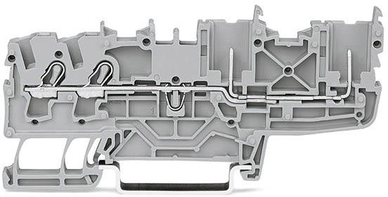 WAGO 2022-1404/999-953 Mini-Doppelstock-Basisklemme 5.20mm Push-In-Klemme Blau 50St.