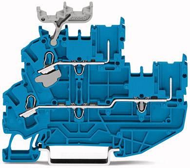 WAGO 2022-2204/999-953 Basisklemme 5.20mm Push-In-Klemme Blau 50St.