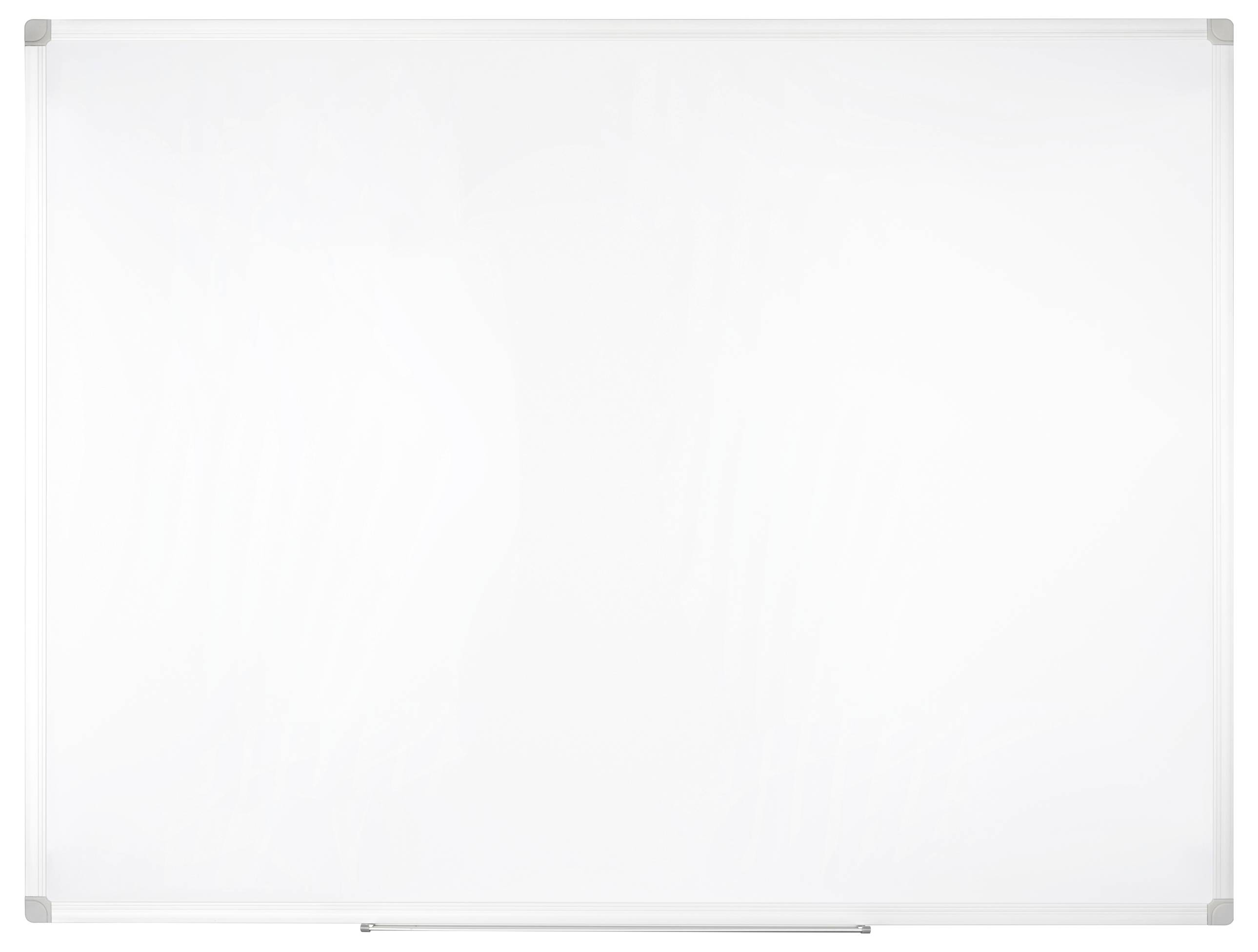 Ein leeres weißes Whiteboard.
