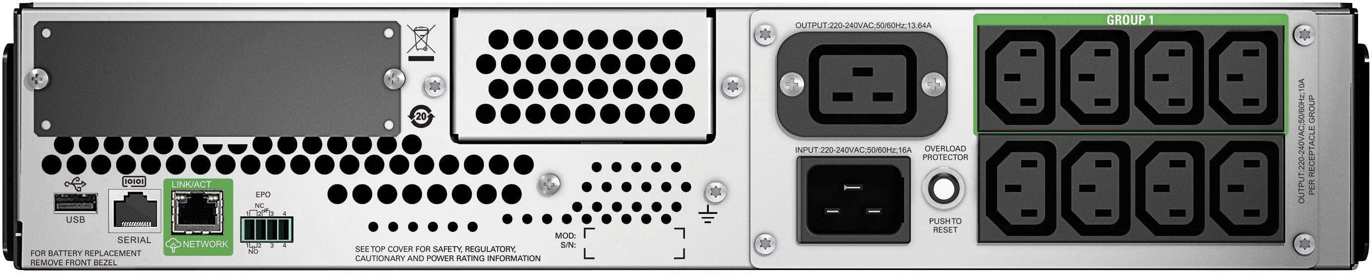 APC Smart-UPS 3000VA LCD SMT3000RMI2UC