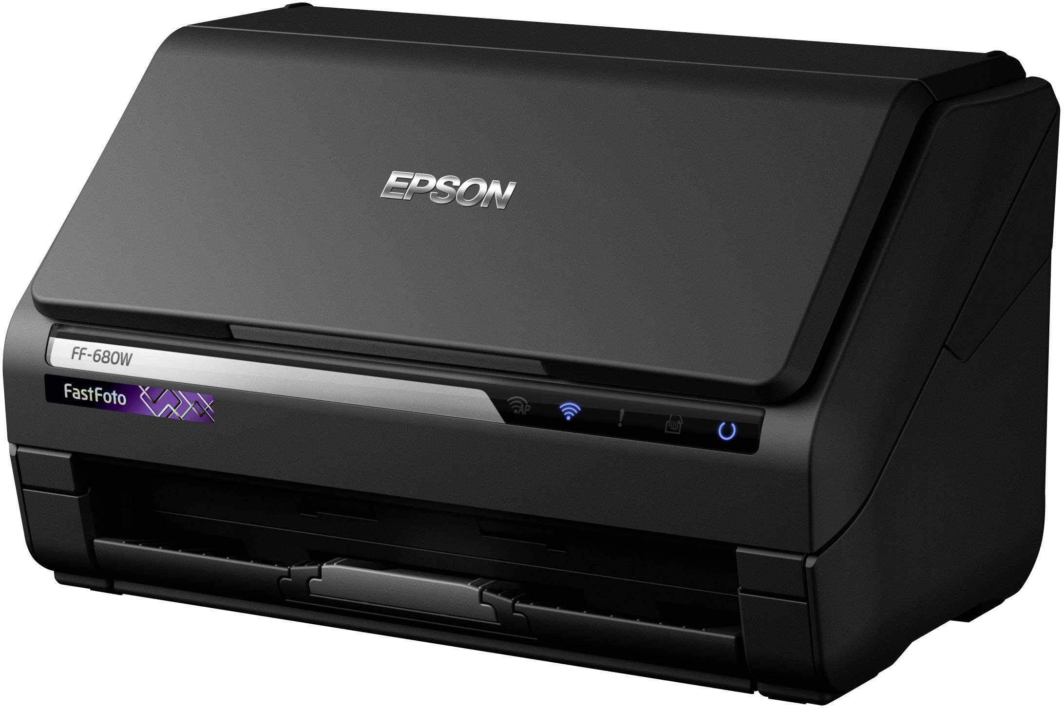 Epson FastFoto FF-680W Duplex-Dokumentenscanner A4 600 x 600 dpi 45 Seiten/min USB 3.2 Gen 1 (USB 3.0), WLAN 802.11 b/g/n