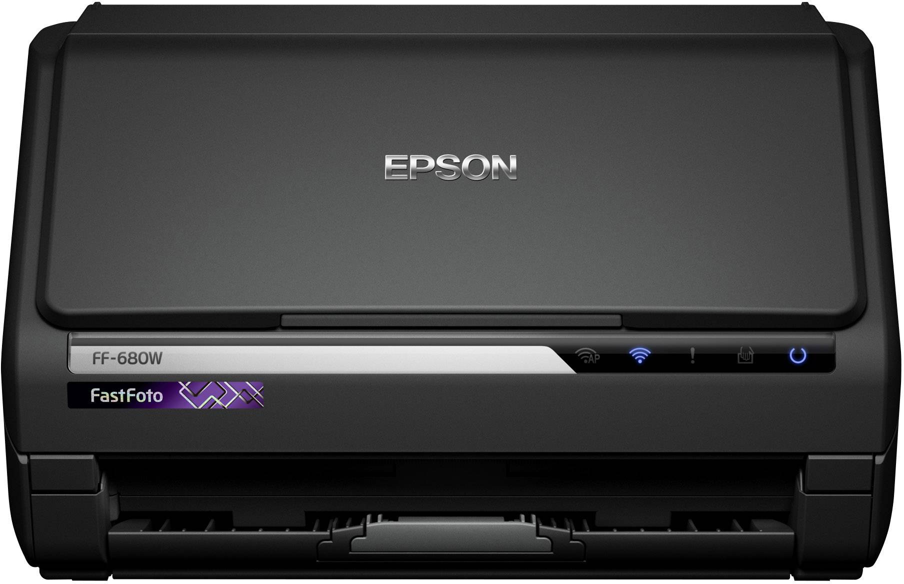 Epson FastFoto FF-680W Duplex-Dokumentenscanner A4 600 x 600 dpi 45 Seiten/min USB-A (USB 3.2 Gen 1), WLAN 802.11 b/g/n