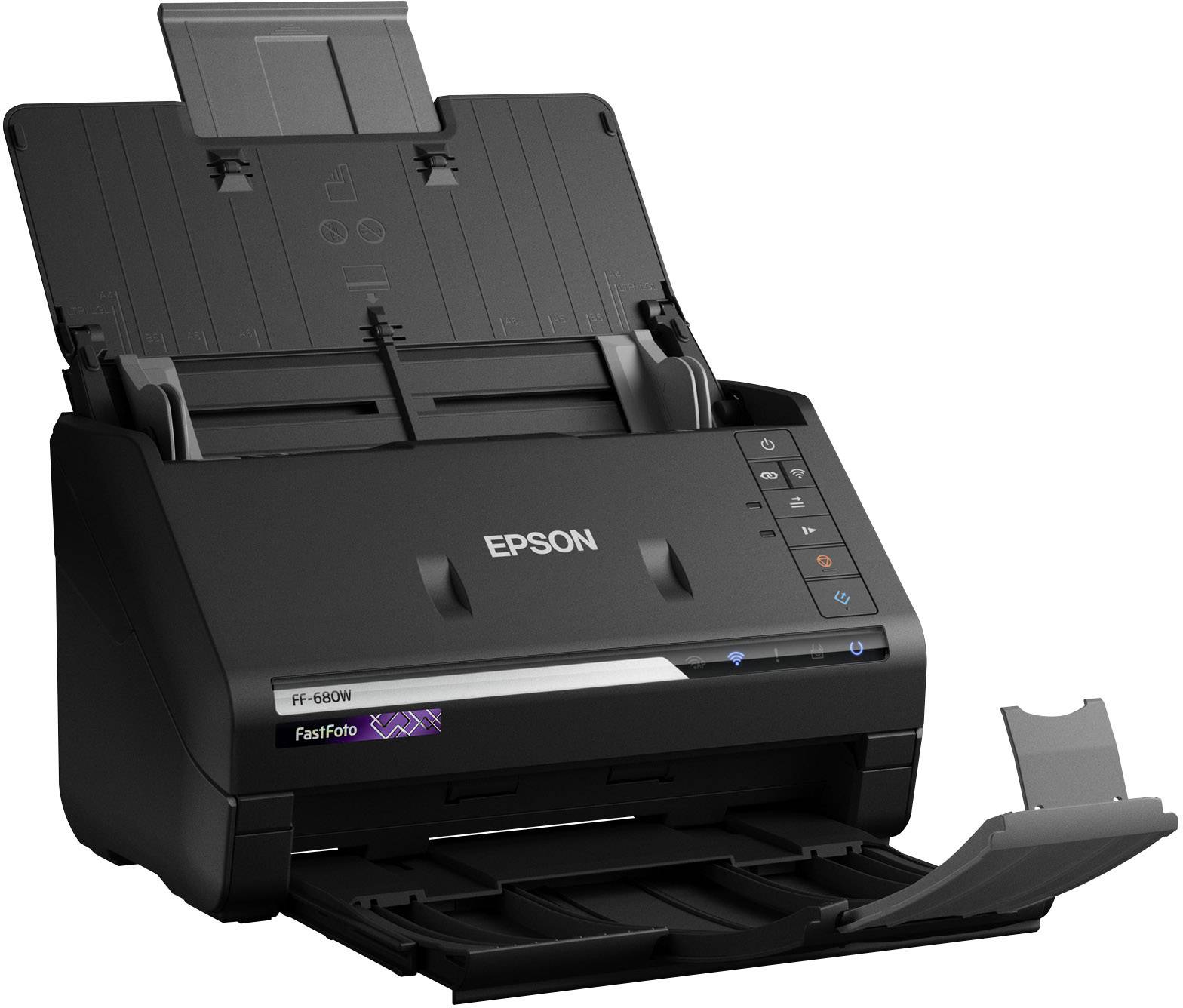 Epson FastFoto FF-680W Duplex-Dokumentenscanner A4 600 x 600 dpi 45 Seiten/min USB 3.2 Gen 1 (USB 3.0), WLAN 802.11 b/g/n