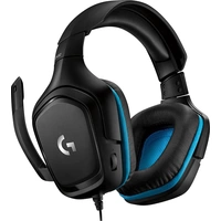 Logitech Gaming G432 Over Ear Headset kabelgebunden 7.1 Surround Schwarz, Blau Lautstärkeregelung, Mikrofon-Stummschaltung Gaming Logitech Gaming G432 Over Ear Headset kabelgebunden 7.1 Surround Schwarz, Blau Lautstärkeregelung, Mikrofon-Stummschaltung Gaming