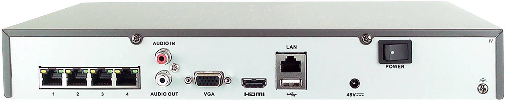 Inkovideo NVR-4K-4P 4-Kanal Netzwerk-Videorecorder
