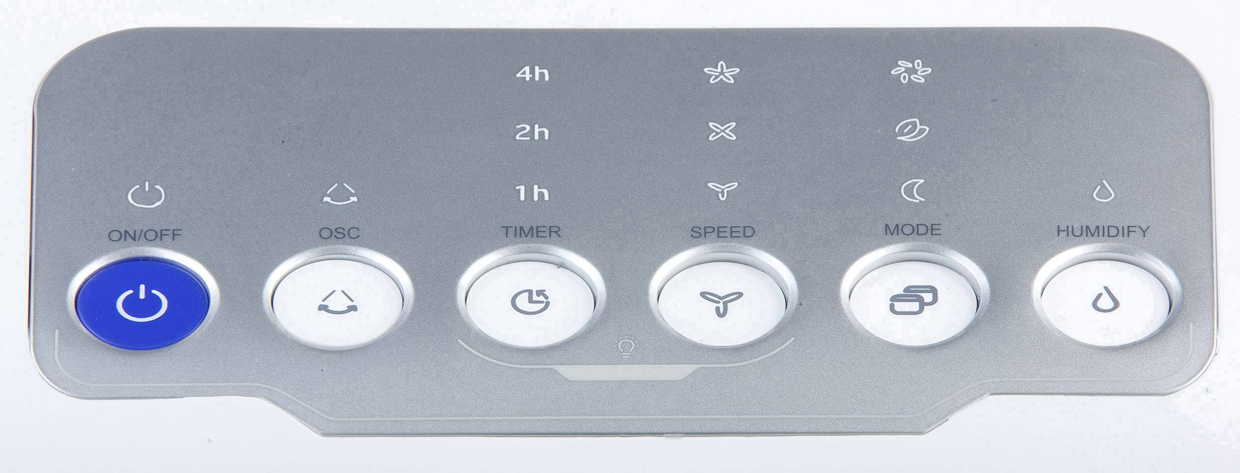 DOMO DO153A Luftkühler 55W (L x B x H) 28.3 x 25.3 x 71.5cm Weiß LED-Display, mit Fernbedienung, Oszillierend, Timer, mit