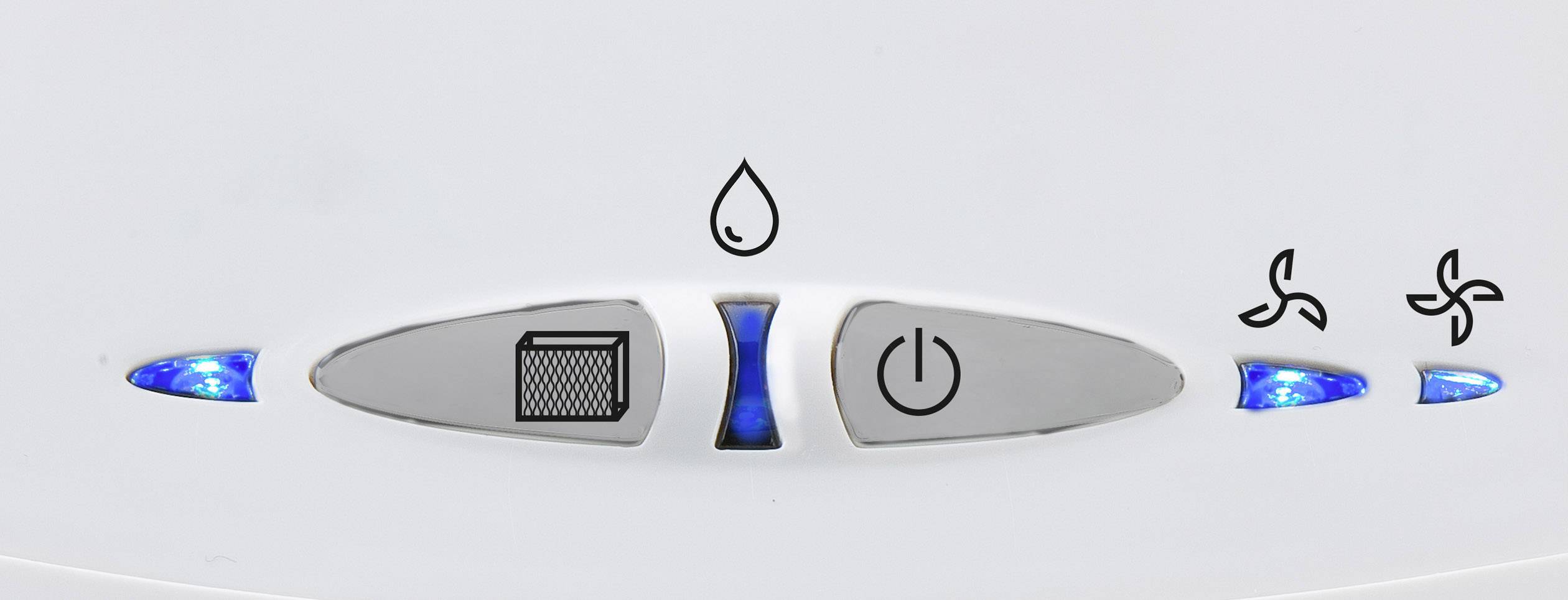 DOMO DO154A Luftkühler 6 W (L x B x H) 21 x 16 x 21 cm Weiß-Grau