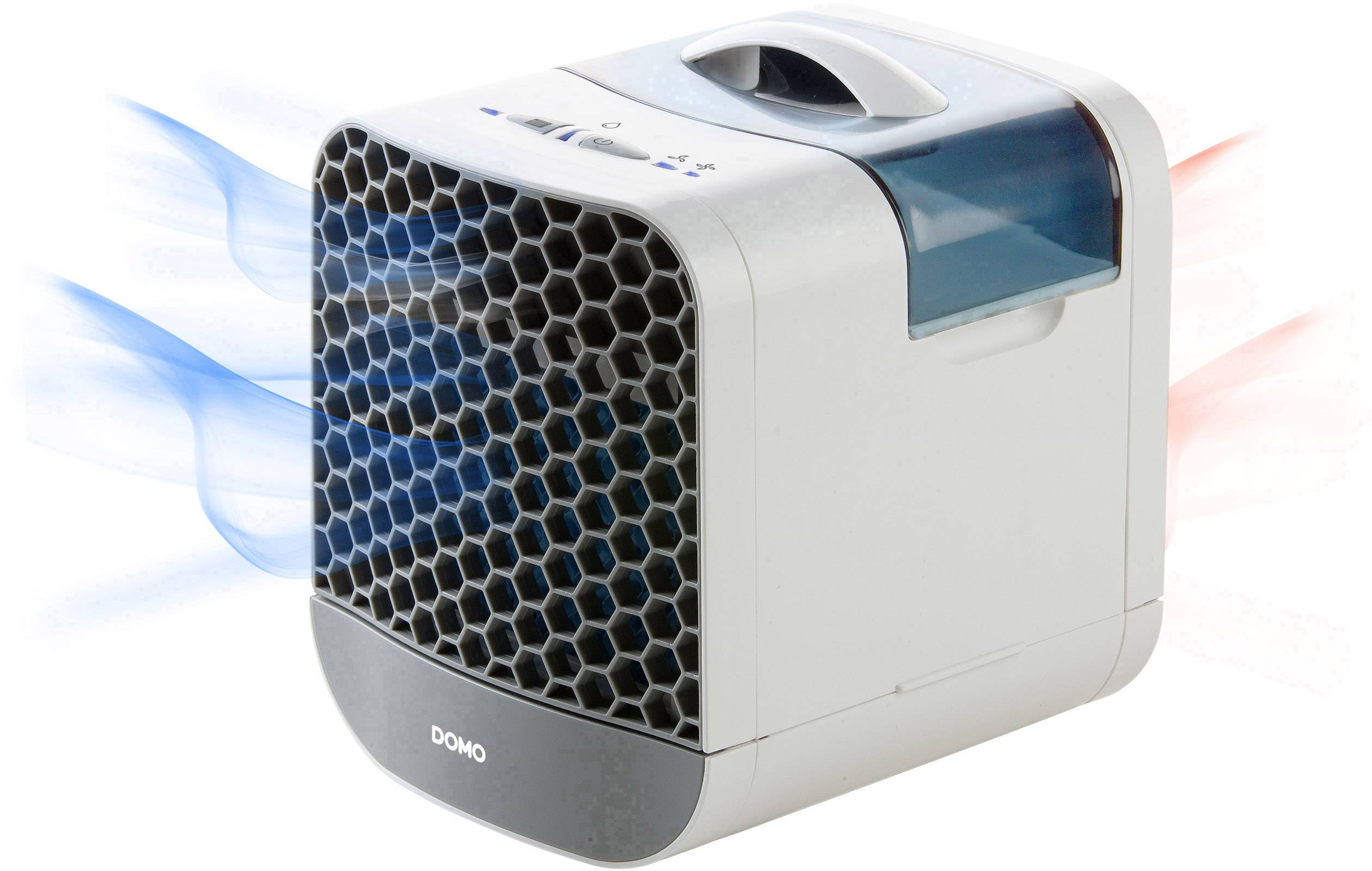 DOMO DO154A Luftkühler 6 W (L x B x H) 21 x 16 x 21 cm Weiß-Grau