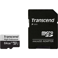 Transcend High Endurance 350V microSDXC-Karte Class 10, UHS-I inkl. SD-Adapter Transcend High Endurance 350V microSDXC-Karte Class 10, UHS-I inkl. SD-Adapter
