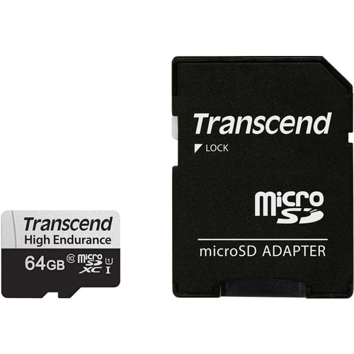 Transcend High Endurance 350V microSDXC-Karte Class 10, UHS-I inkl. SD-Adapter Transcend High Endurance 350V microSDXC-Karte Class 10, UHS-I inkl. SD-Adapter