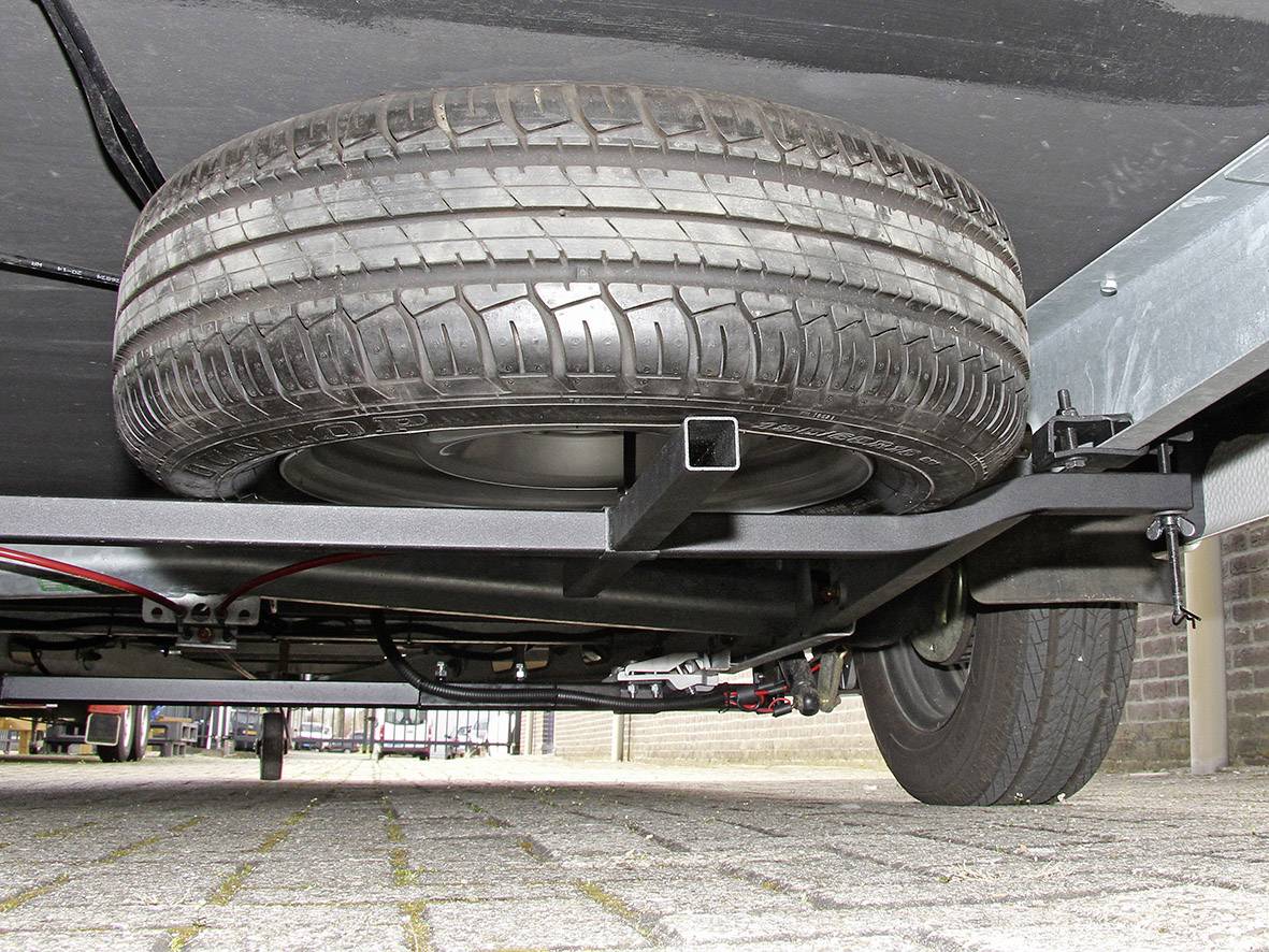 LAS 11808 SH101 Enduro Reserveradhalter Stahl 185cm x 62cm x 1.75cm